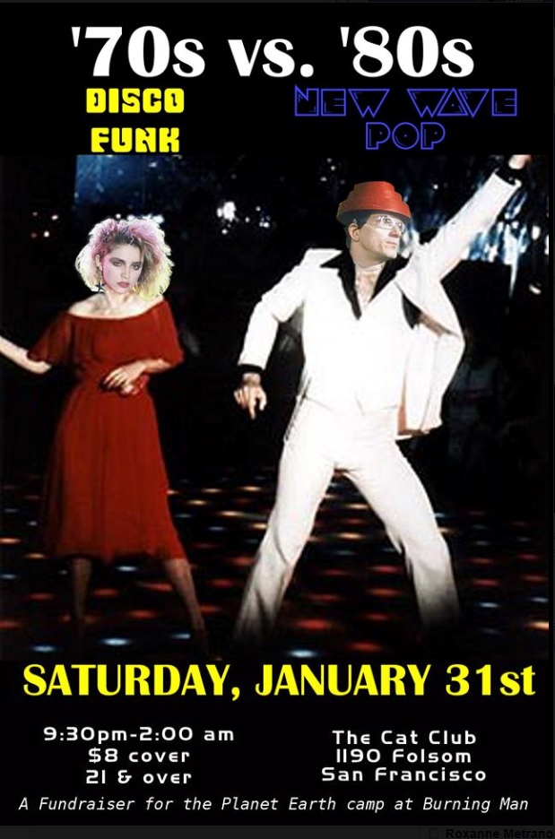 70s vs 80s At Cat Club In San Francisco Tickets January 31 2015 