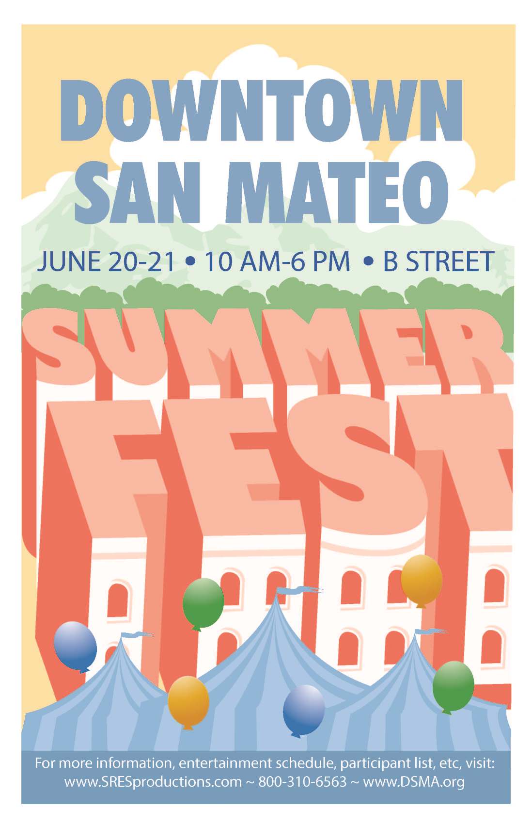 The Downtown San Mateo SummerFest at Downtown San Mateo in Peninsula