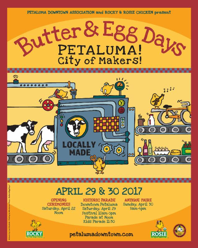 Petaluma Butter & Egg Days Parade & Celebration at Downtown Petaluma in