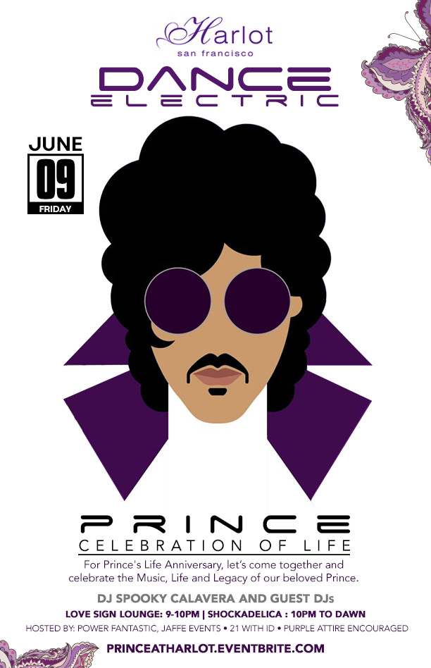 Prince Celebration of Life " Dance Electric" at Harlot in San Francisco