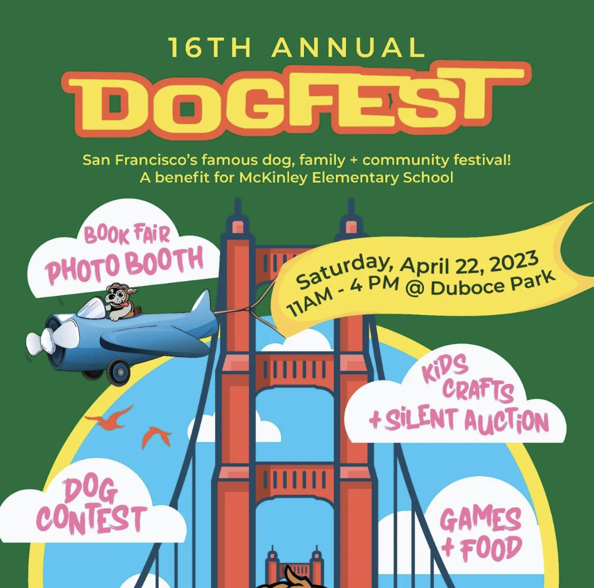 Dogfest 2023 at Duboce Park in San Francisco April 22, 2023 SF Station