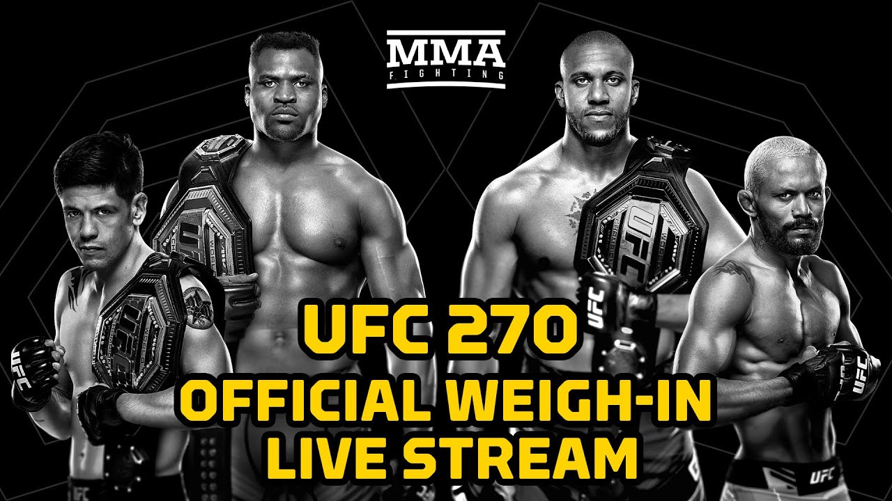 Watch UFC 270: Ngannou vs Gane Live  Stream Full Fight Online Free TV Channel at Tantara in San Francisco - January 22, 2022 | SF Station