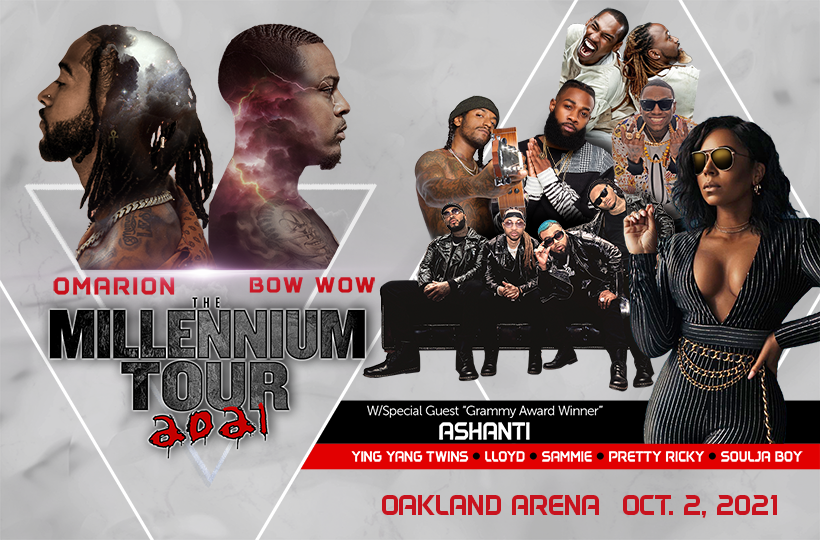 The Millennium Tour at Oakland Arena & RingCentral Coliseum in Oakland