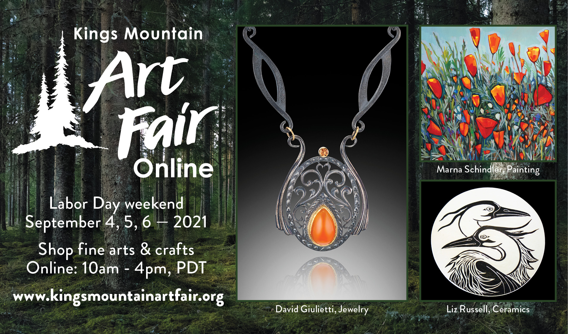 Kings Mountain Art Fair Online at Online Virtual Event in San