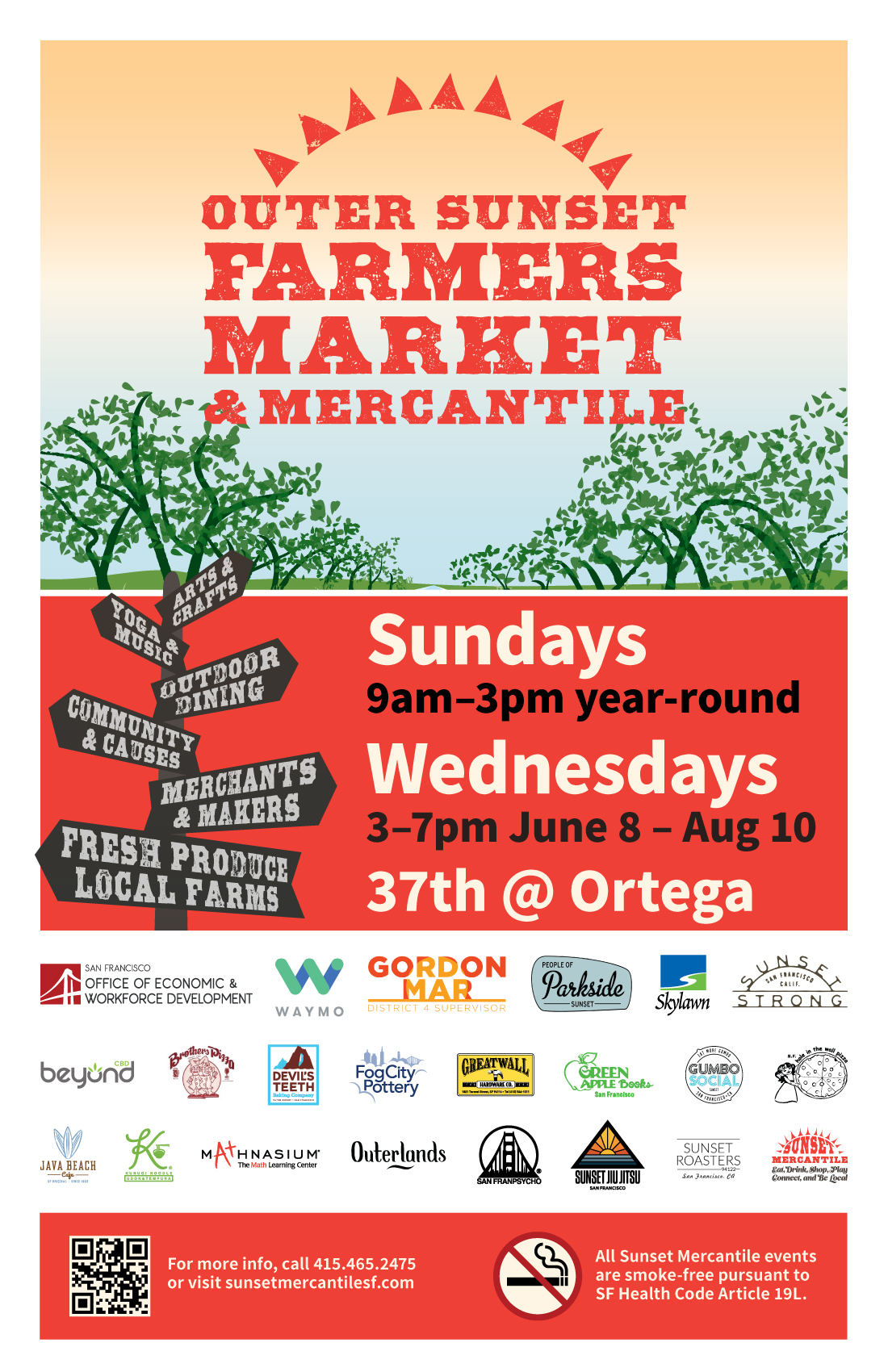 Wednesday Outer Sunset Farmers Market Mercantile Relaunch 