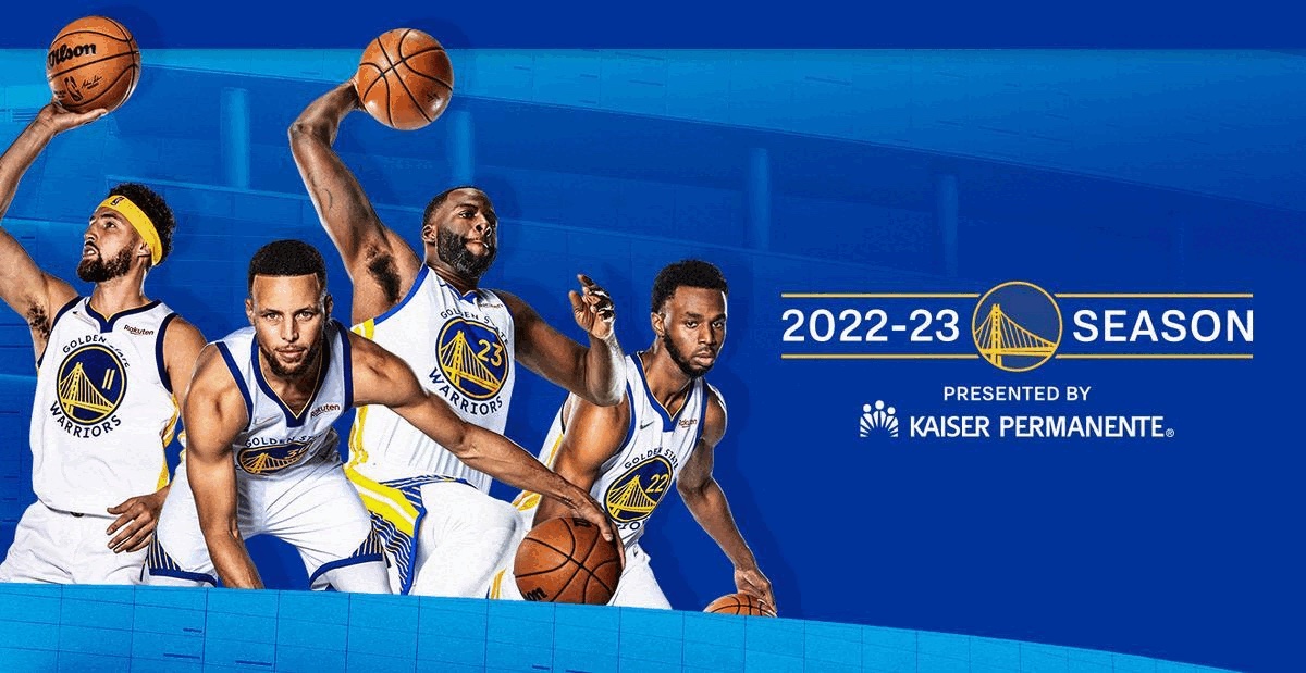 Golden State Warriors 2022/2023 Season at Chase Center in San Francisco