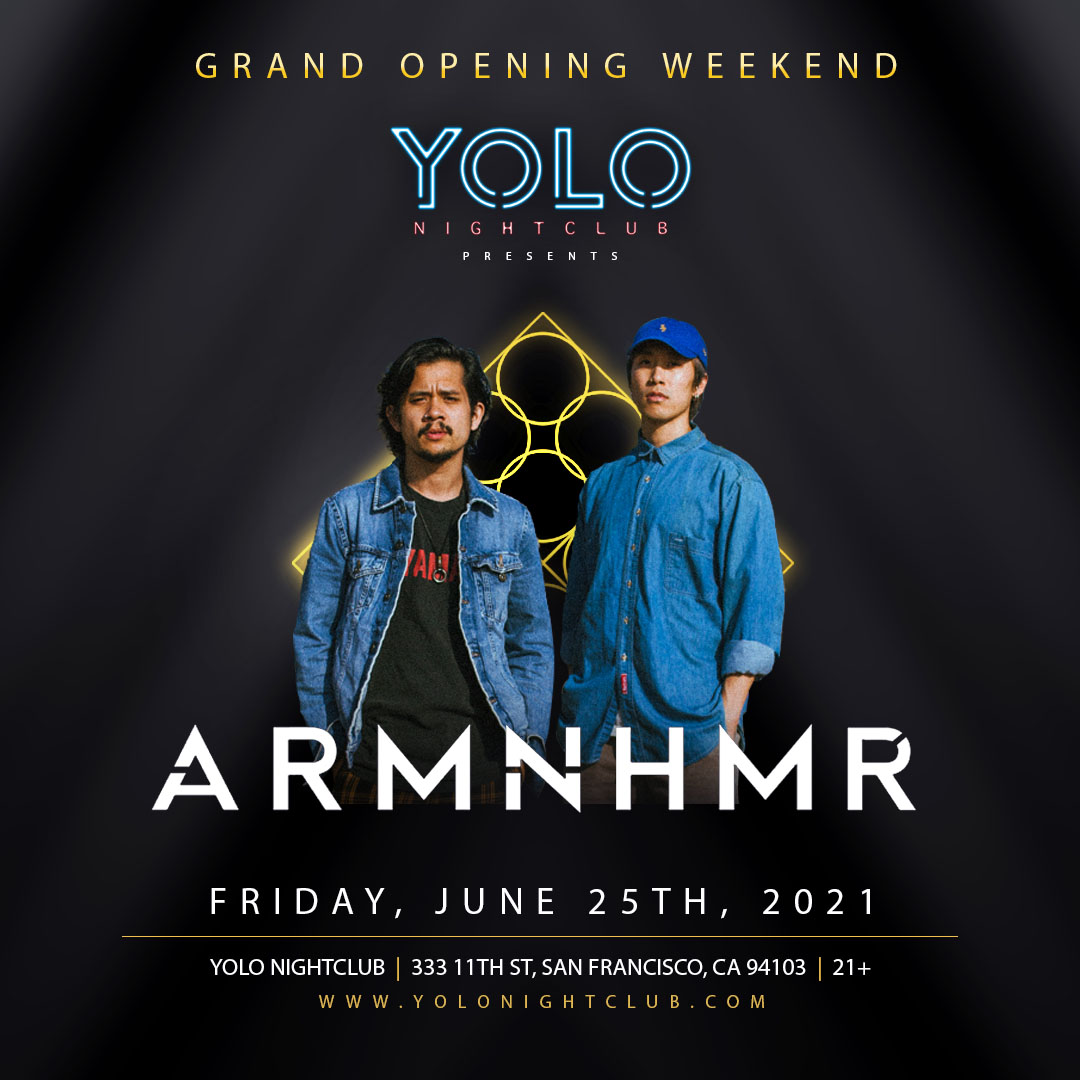 ARMNHMR at YOLO in San Francisco June 25, 2021 SF Station