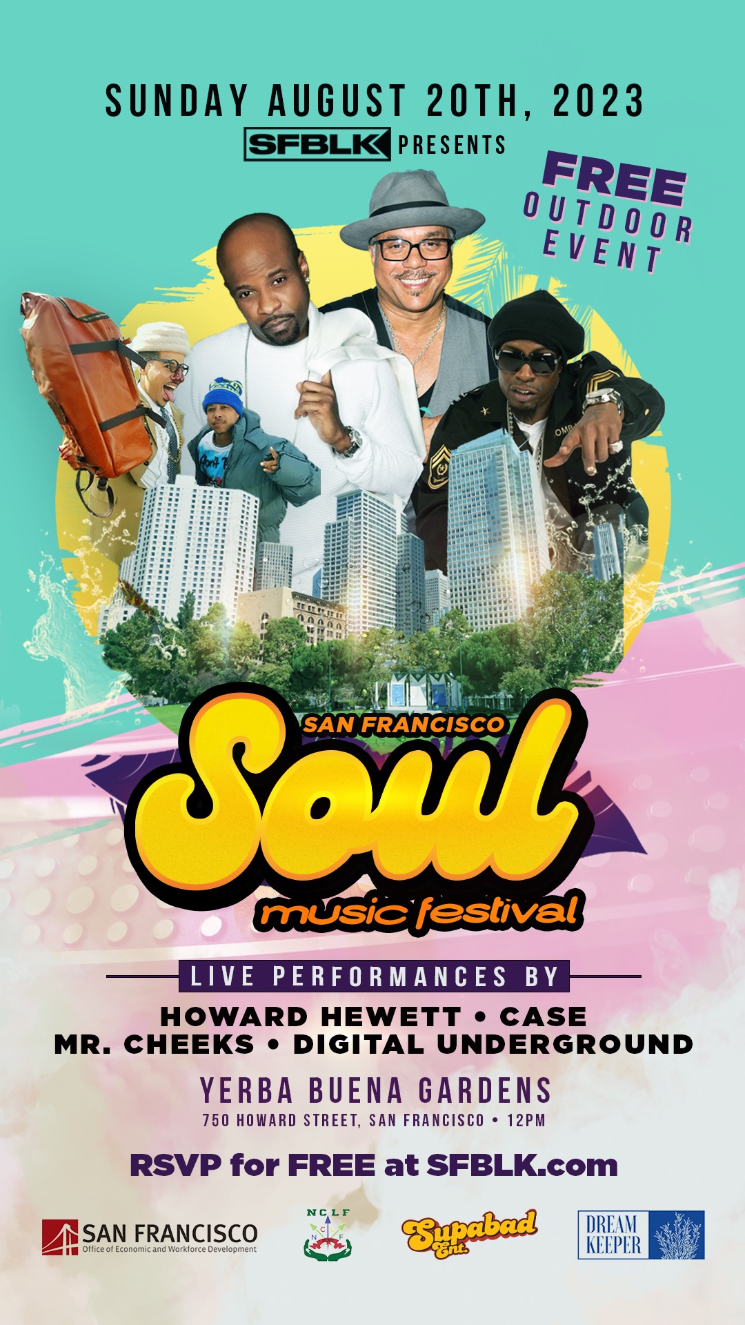 San Francisco Soul Music Festival at Yerba Buena Gardens in San ...