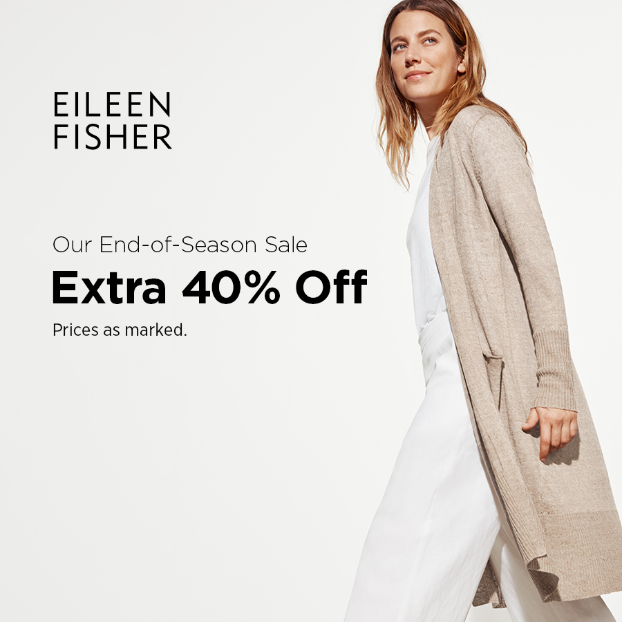 EILEEN FISHER’s End-of-Season sale at EILEEN FISHER in San Francisco ...