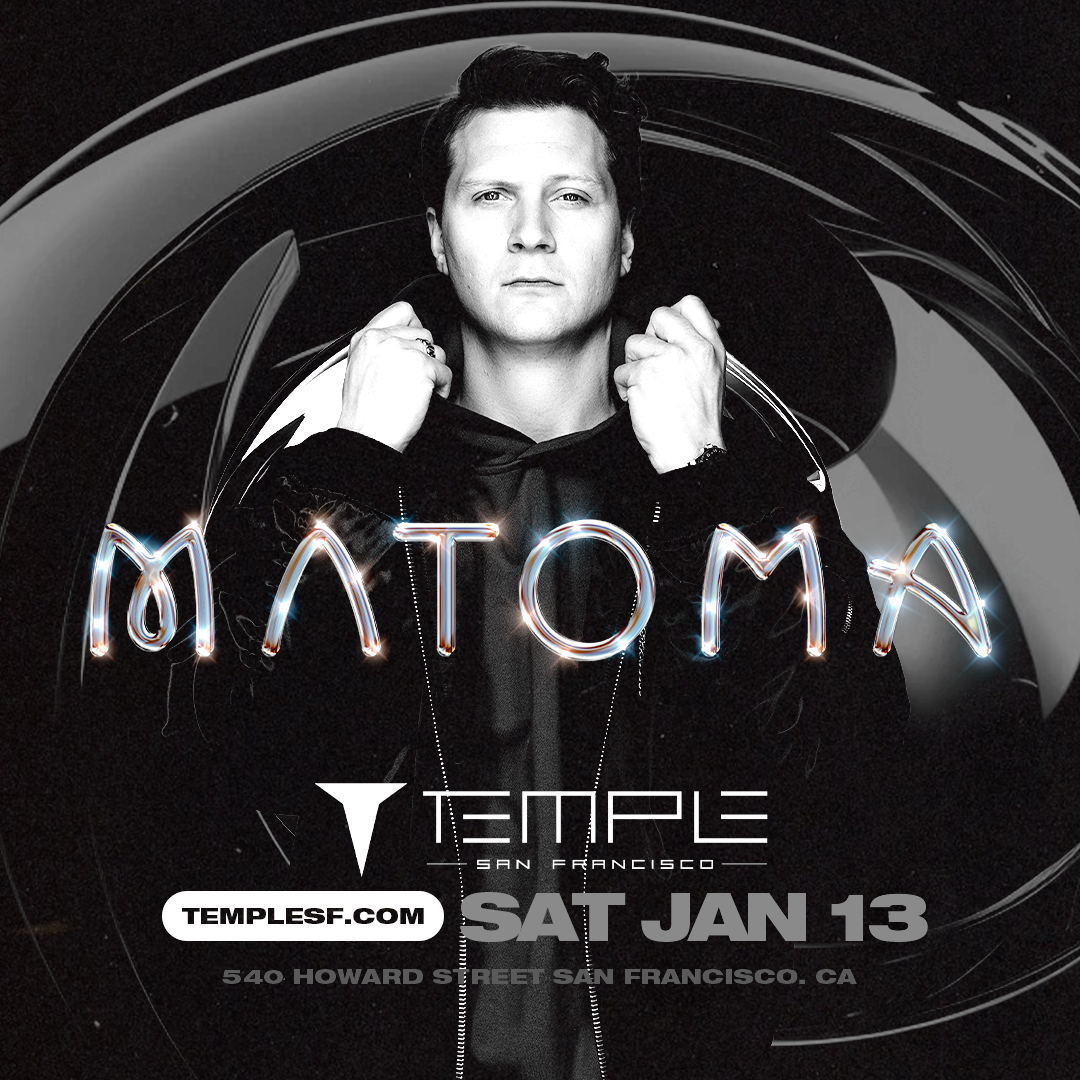 Matoma at Temple SF in San Francisco January 13, 2024 SF Station