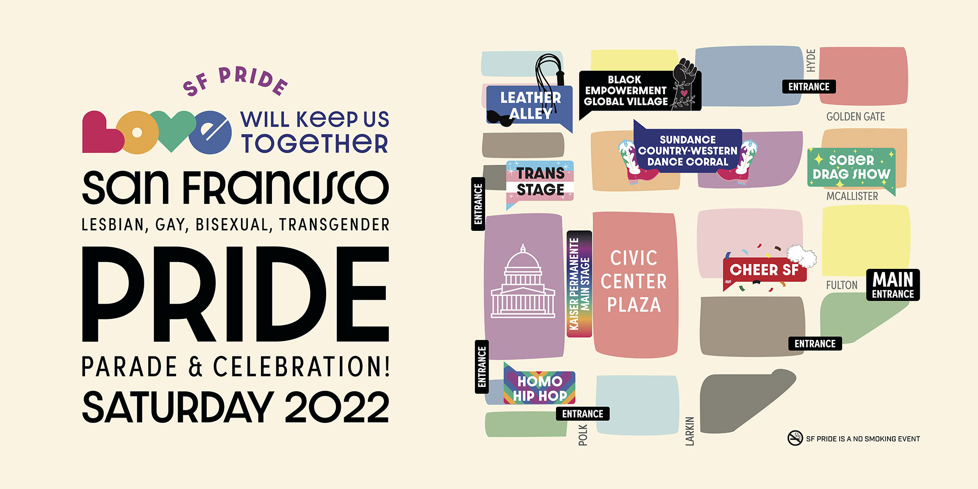 San Francisco Pride Parade and Celebration 2022 at Civic Center Plaza