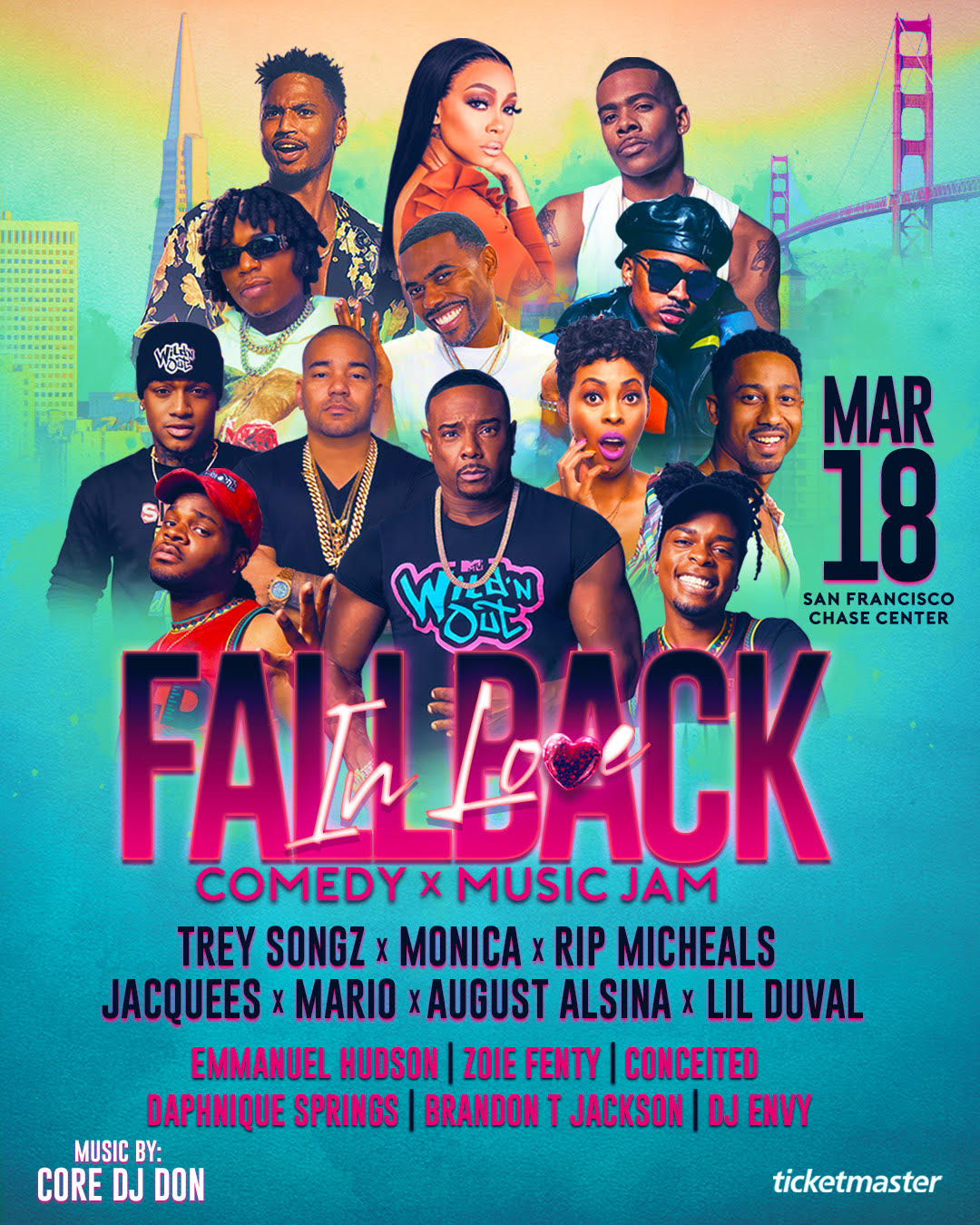 FALL BACK IN LOVE at Chase Center in San Francisco March 18, 2023
