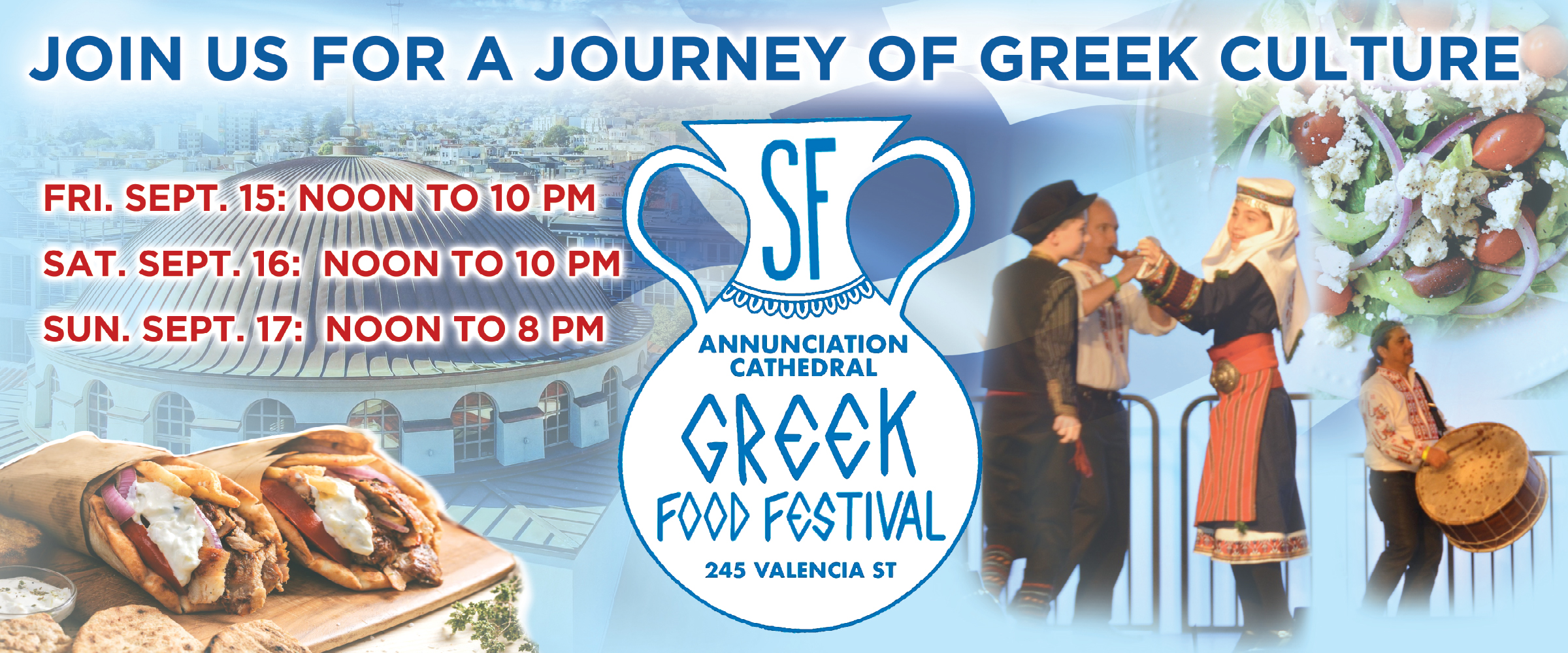 San Francisco Greek Food Festival At Greek Orthodox Cathedral Of The ...