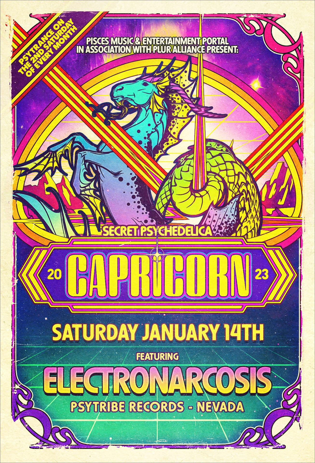 SECRET PSYCHEDELICA CAPRICORN 2022 at DNA Lounge in San Francisco