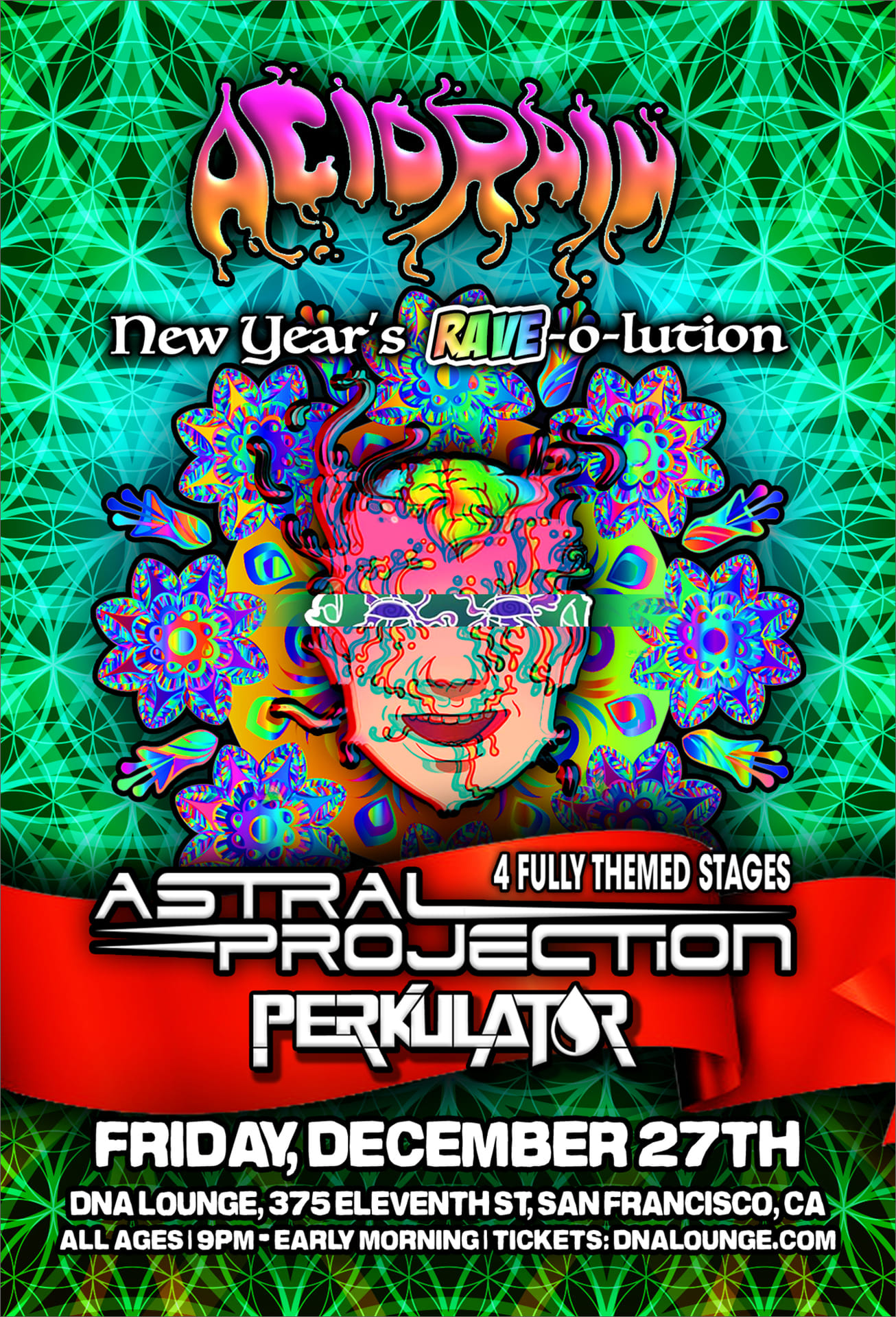Acid Rain New Year's RaveOlution at DNA Lounge in San Francisco