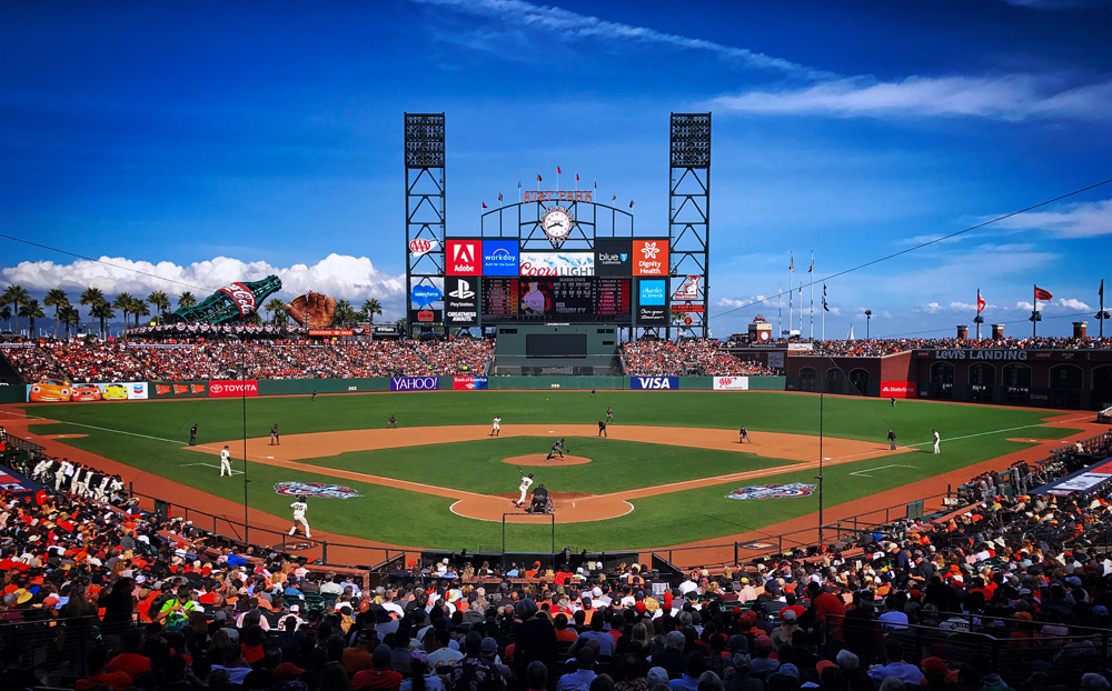 San Francisco Giants - games on tv only (no fans) at Oracle Park in San Francisco - September 27