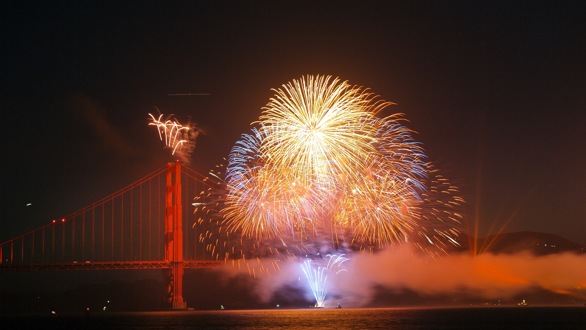 San Francisco Fourth of July Fireworks Show at PIER 39 in San Francisco