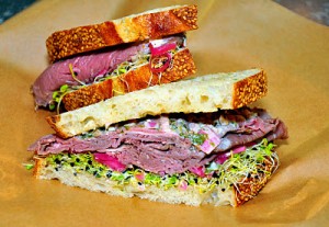 American Eatery Rare Roast Beef Sandwich