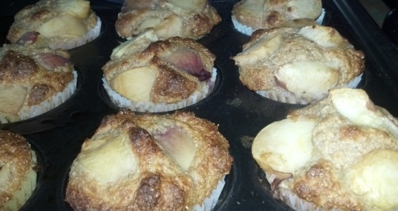 peach bran muffins