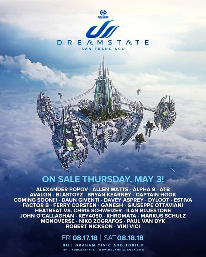 dreamstate-sf-2018-lineup