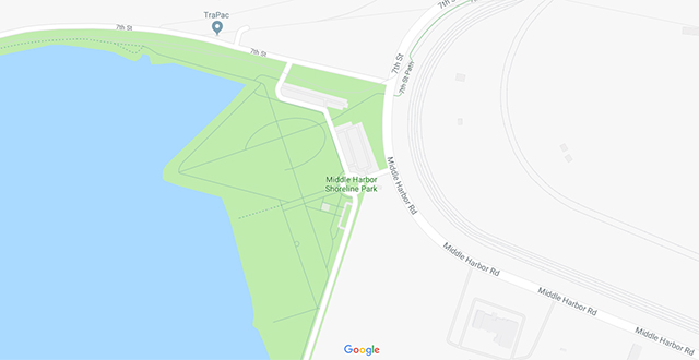 Middle Harbor Shoreline Park Map