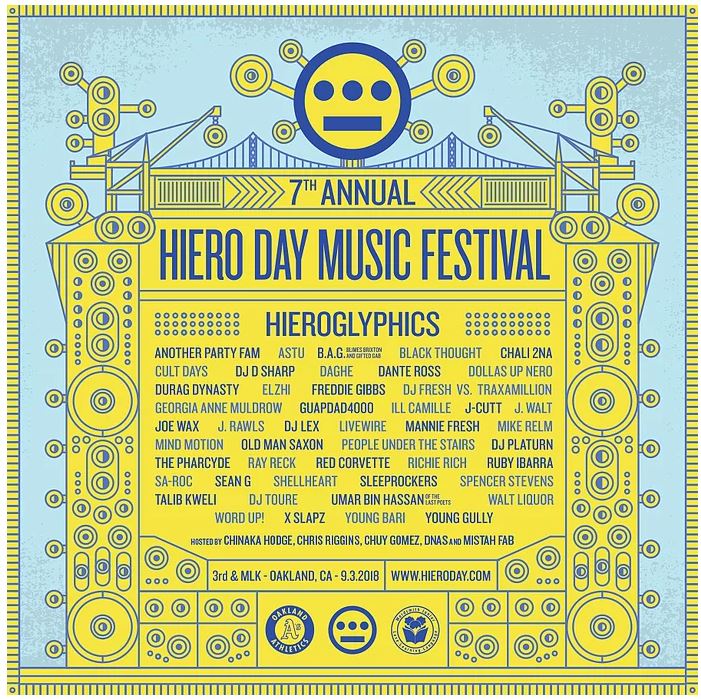 Oakland's Hiero Day Music Festival's Lineup is In! Hieroglyphics, Black