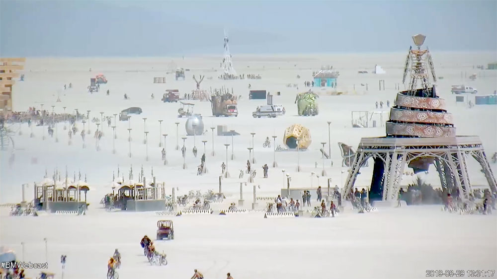 Watch Burning Man Live Webcast SF Station