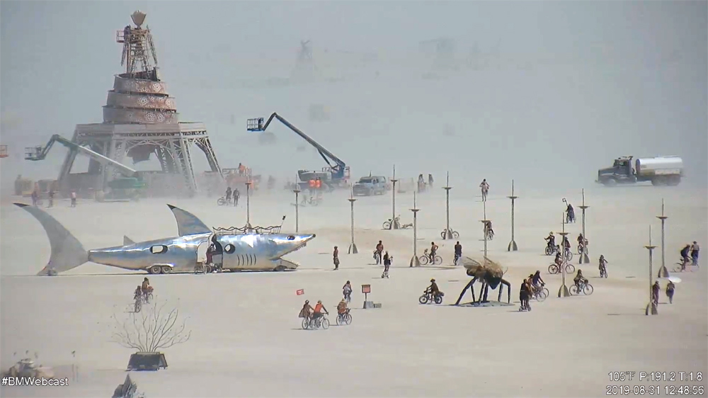 Live at Burning Man